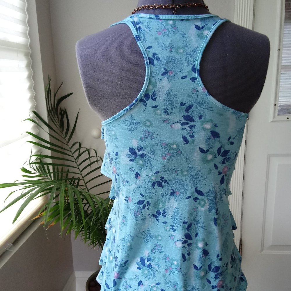 Mudd Ruffled Front Racer Back Tank - Picture 4 of 8